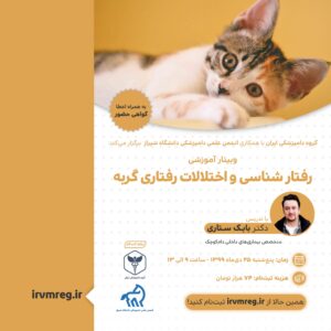 رفتارشناسی و اختلالات رفتاری گربه - گروه دامپزشکی ایران